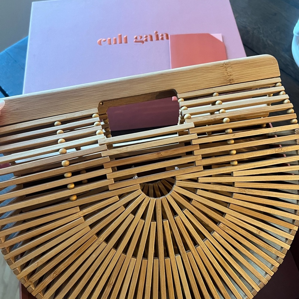 Cult Gaia Gaias Bamboo Ark Small Top Handle Bag